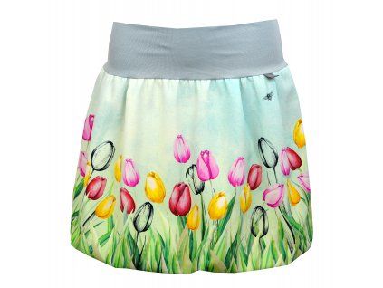 Black Mountain Balonová sukně Tulipány polyester – hlavní pohled