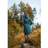 Black Mountain Softshellový kabát - áčkový - lahvově zelený – fotografie 7