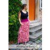 Black Mountain Maxi sukně - květy na modré – fotografie 4