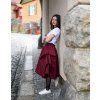 Black Mountain Sukně DUBAJ - bordó - s podšívkou – fotografie 2