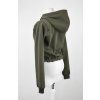Black Mountain Krátká mikina na zip - khaki II.JAKOST – fotografie 10