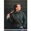 Black Mountain Krátká mikina na zip - vínová – fotografie 7