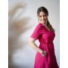 Black Mountain Zavinovací mušelínové šaty - magenta – fotografie 9