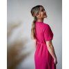 Black Mountain Zavinovací mušelínové šaty - magenta – fotografie 10