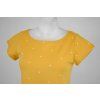 Black Mountain Šaty oversized - krátký rukáv - žluté puntíkaté – fotografie 3