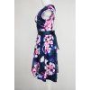 Black Mountain Půlkolové šaty - květy na modré – fotografie 3