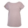 Tričko oversized - slézová